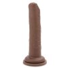 Nieobrzezany penis dildo z napletkiem  20 cm