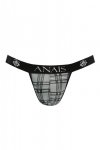 Męskie jockstrapy odkryte pośladki szara krata Balance jock strap XL