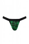 Męskie majtki jockstrapy odkryte pośladki Magic jock strap zielone XXL