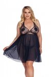 Pandora black ( chemise/halka ) XL+