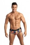 Męskie jockstrapy majtki odkryte pośladki Comics jock bikini S