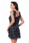 Damska halka koszulka Aster Chemise X-mas z reniferem czarna L/XL