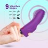 Wibrator nakładka na palec sex masażer stymulator punktu G fioletowy