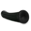 Ogromne czarne dildo sztuczny penis z rowkami 31.5 cm