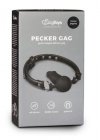 Knebel z penisem w buzi do ust Ball Gag With Silicone Dong