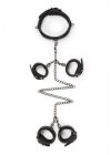 Kajdanki Fetish set with collar, ankle- and wrist cuffs