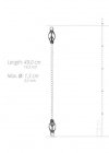 Stymulator Japanese Clover Clamps With Chain