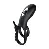 Adjustable double cock ring with remote