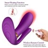 Remote wearable vibrator purple