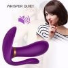 Remote wearable vibrator purple