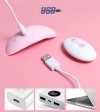 Ultrathin wearable remote mini vibe pink