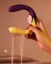 Podwójny wibrator stymulator łechtaczki