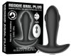 Korek analny z podwójną wibracją i pilotem Dual tapping anal plug