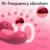 Klasyczny wibrator damski Rabbit vibrator PINK