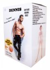 Dmuchana sex lalka 3d facet z wibratorem realistyczny kochanek