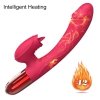 Wibrator silicone vibrator usb, 10 vibration modes, heating