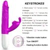 Wibrator silicon, vibrator usb, 7 vibration modes, heating