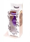 Korek analny z diamentem silikon Jewellery Purple Small- Red Diamond