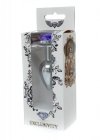 Plug jewellery silver plug rose- purple