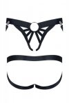 Męskie majtki jockstrap Fetish open back odkryte pośladki rozpinane S/M