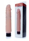 Mocny wibrator żelowy jak prawdziwy penis cielisty 22 cm