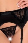 Bielizna Lauren set with open bra black L/XL - Casmir