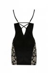 Bielizna Victoria chemise black L/XL - Casmir