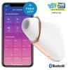 Dyskretny powietrzny masażer łechtaczki z aplikacją Satisfyer