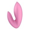 Dyskretny masażer na palec Satisfyer Love Riot różowy