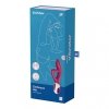Wibrator z masażerem łechtaczki Satisfyer Embrace me bordowy