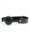 Knebel kulka do ust black breathable ball gag