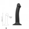 Dildo analne na przyssawce stymulator czarny 18 cm