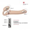 Vibrating Strapon - L - vanilla