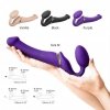 Vibrating Strapon - L - purple
