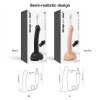 Squirting cum dildo semi-realiste noir - S