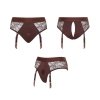 Strapon Harness Lingerie Diva - L - chocolate
