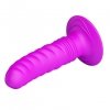 Wibrujący korek analny z przyssawką Pretty Love Twist