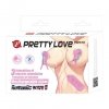 Wibrujące zaciski na sutki z elektrostymulacją Pretty Love - Nipple Clip