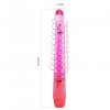 Zginane wibrujące dildo z wypustkami 23,5 cm
