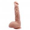 Duże realistyczne dildo żylaste na przyssawce 24 cm