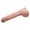 Duże realistyczne dildo żylaste na przyssawce 24 cm