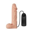 Wibrujący strapon uprząż z dildo RealDeal 24cm