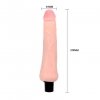 Realistyczny wibrator jak prawdziwy penis z cyber skóry 25 cm