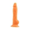 Dildo do pochwy i anala Rick.G pomarańczowy 22cm