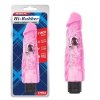 Żelowy wibrator jak prawdziwy penis różowy 23 cm