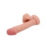Naturalny penis dildo z przyssawką dla początkujących 19 cm