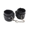 Kajdanki erotyczne skórzane czarne Be good Ankle Cuffs