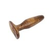 Dildo korek analny zatyczka plug na przyssawce złoty