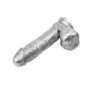 Elastyczny penis dildo na przyssawce 19,5 cm