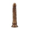 Elastyczny penis dildo na przyssawce  bez jąder 21,5 cm
